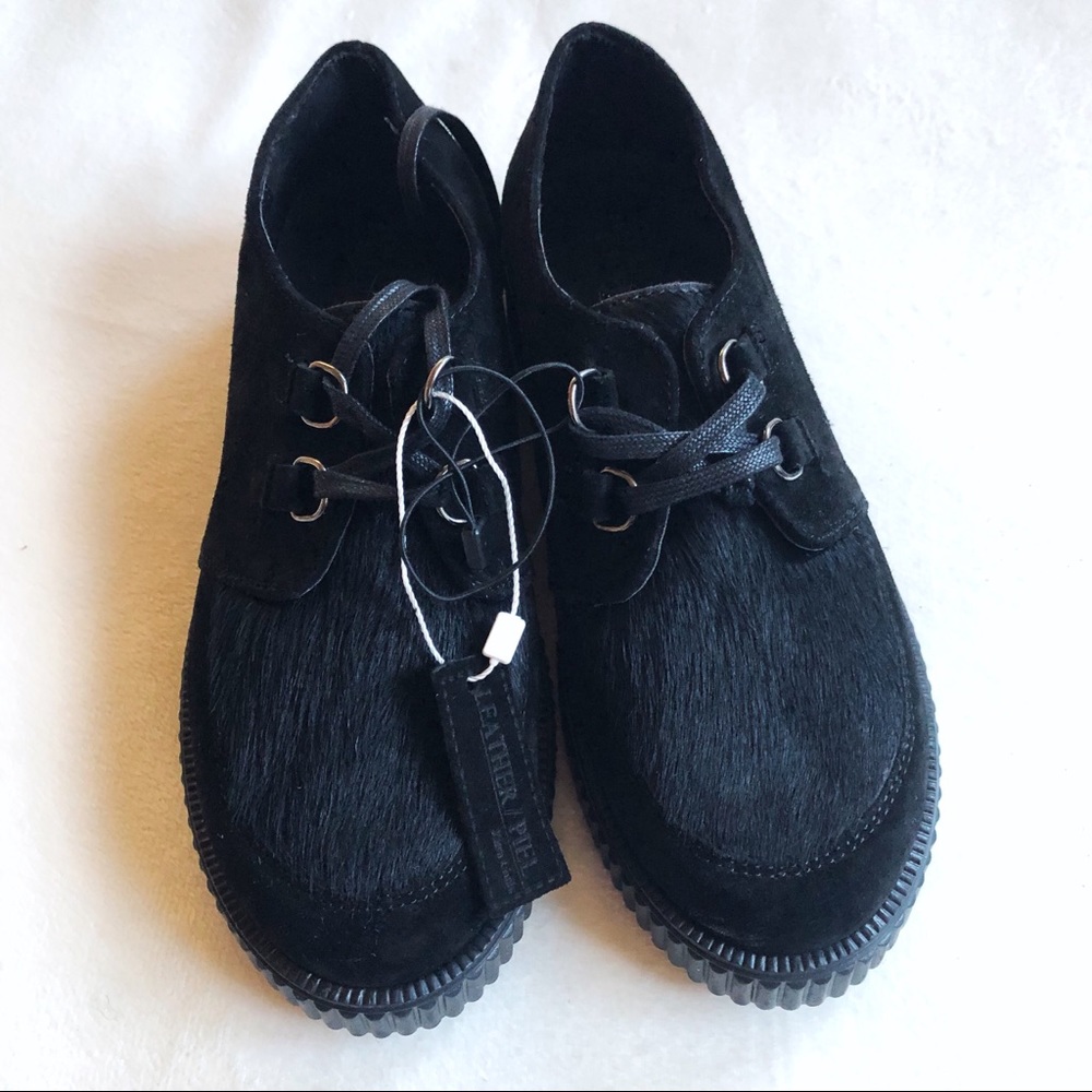 New Zara Girl Leather shoes